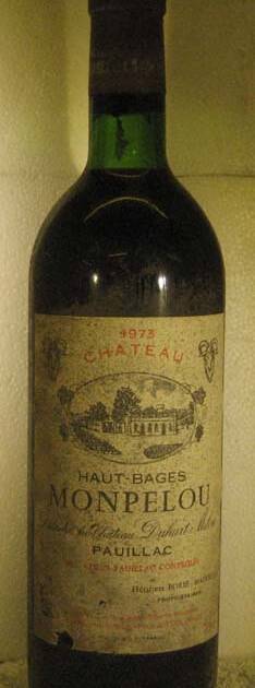 Ch.Haut Bages Monpelou 1975